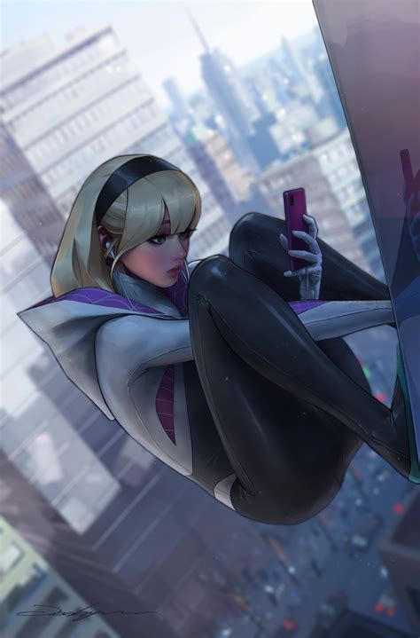 #1409235 gwen stacy, superheroes, artwork, artist, hd, 4k, artstation ...