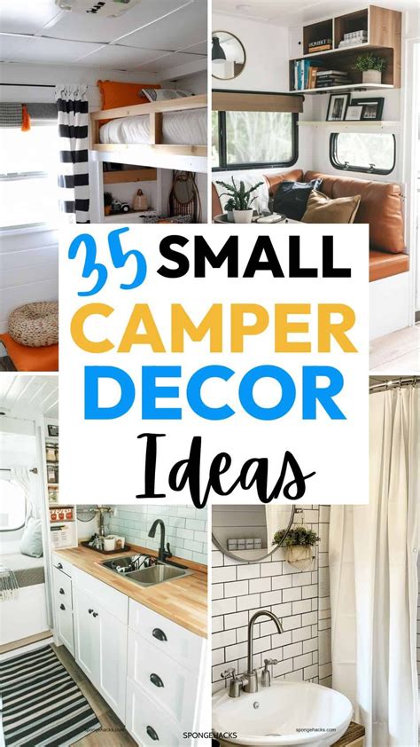 35 Small Camper Decor Ideas (Modern, Boho, & Rustic) - Sponge Hacks ...
