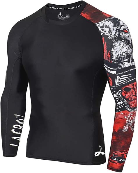 LAFROI Men's Long Sleeve UPF 50 Baselayer Skins India | Ubuy
