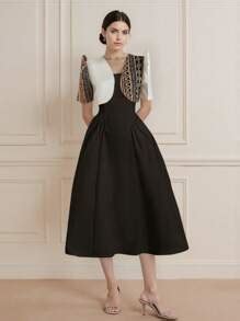 Modern Filipiniana 1pc Women's Summer Patchwork Embroidered Bubble ...