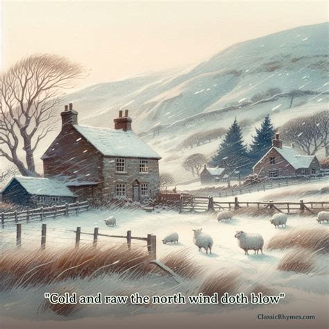 Cold and Raw the North Wind Doth Blow: Lyrics, Meaning & Printable PDF ...