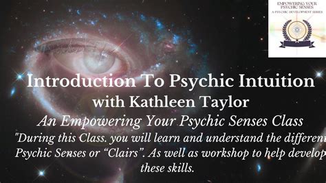 Introduction to Your Psychic Senses ~ An Empower Your Psychic Senses ...