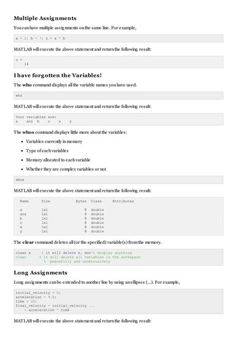 Image result for How to Define Variable in MATLAB Script