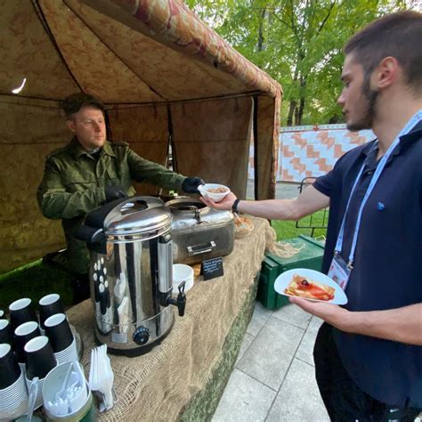 Полевая кухня КП-130 на мероприятие в военной тематике в Москве