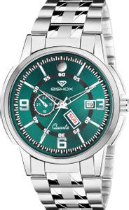 Rishox Rishox Green Dial, Day & Date Functioning, Stainless Steel Strap ...