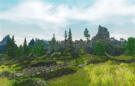 Wallpaper landscape, figure, Skyrim, Whiterun for mobile and desktop ...