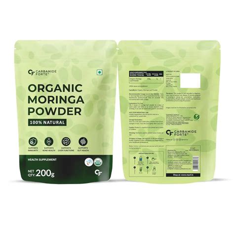 Organic Moringa Powder for Ultimate Wellness | Carbamide Forte – Body ...