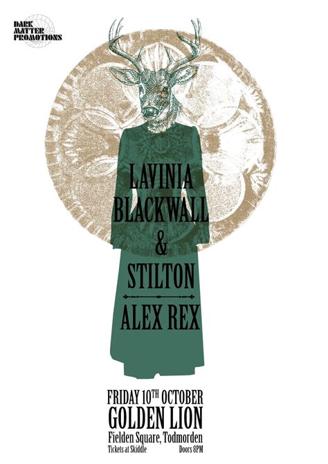 Dark Matter presents Lavinia Blackwall & Stilton plus Alex Rex solo set ...