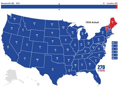 FDR Election Map 的图像结果