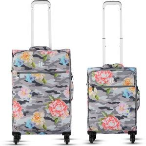It Luggage Emulate Cabin & Check-in Set 8 Wheels - 24 inch Camo water ...