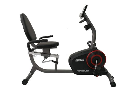 Hercules Fitness RB21 Plastic Recumbent Bike (Grey/ Black) : Amazon.in ...