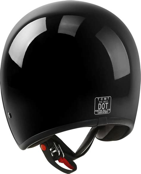 Buy XFMT DOT Unisex-Adult Motorcycle Open Face 3/4 Helmet Retro Style ...