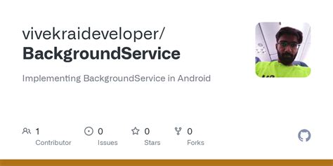 Backround Service 的图像结果