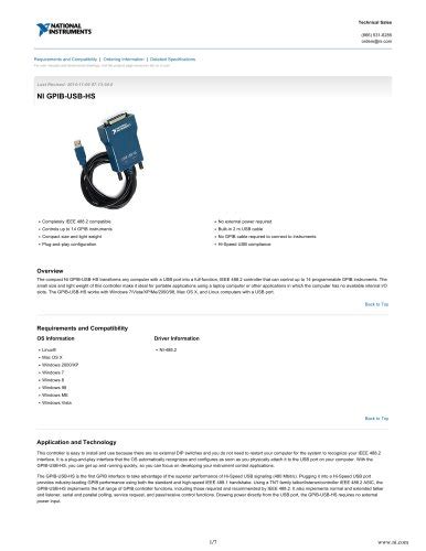 NI 9381 - NATIONAL INSTRUMENTS - PDF Catalogs | Technical Documentation ...