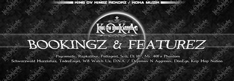 Koka Bookingz & Featurez | saschahummel.art