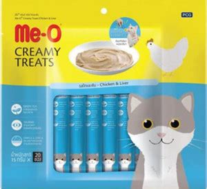 Me-O Meo creamy treat Chicken&liver 20 x 15g each (300) by Aquatica ...