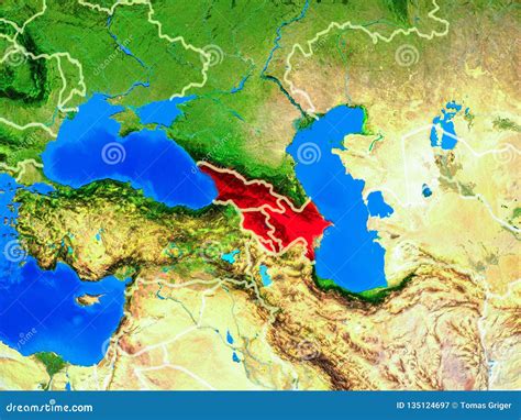 Caucasus On World Map