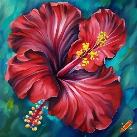 Hawaiian Flower Painting