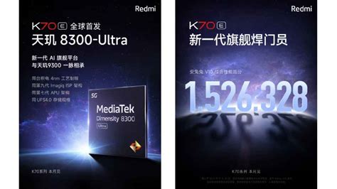 Redmi K70E official teaser reveals Dimensity 8300 Ultra, gaming test ...