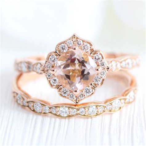 Vintage Rose Gold Engagement Ring