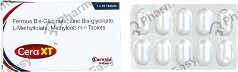 Cera Xt Strip Of 10 Tablets: Uses, Side Effects, Price & Dosage | PharmEasy