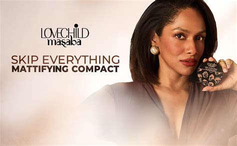 Lovechild Masaba Skip Everything Mattifying Compact Powder, Perfect ...