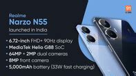 realme Narzo N55 - Full Specifications & Price in India (19th March ...