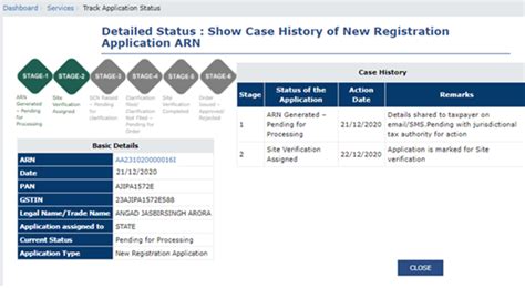 How to check GST Registration Status and GST Application ARN Status?
