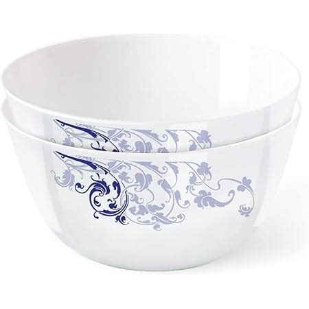 Buy Larah by BOROSIL Opalware Solid Mixing Bowl with Lid - 500ml, 750ml ...