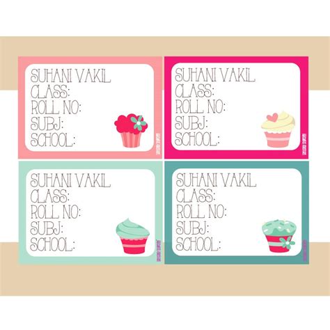 Kids' School Book Labels Pack: Keep Books Organized and Stylish - Buy ...