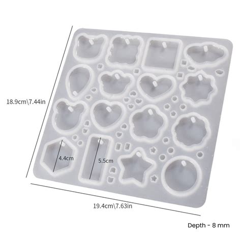 Jewellery Mould with Mixed size studs