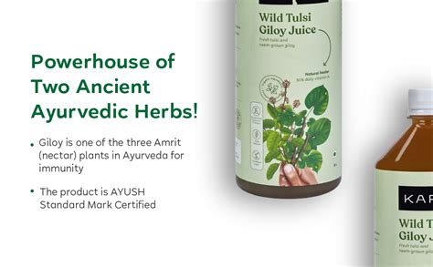 Kapiva Wild Tulsi Giloy Juice (2L) | Fresh Tulsi and Neem-grown Giloy ...