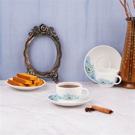 Buy Blue Flower Tea Set Online In India-dandy lines – Dandy Lines by DATA