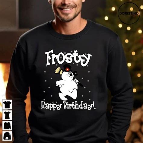 Cute Happy Birthday Frosty The Snowman Christmas 2 Doristino Limited ...