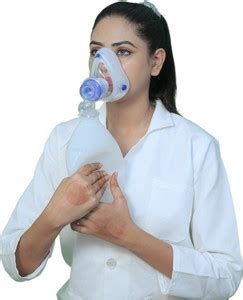BOS MEDICARE Manual Resuscitator 1500ml Silicon Adult Ambu Bag +Oxygen ...