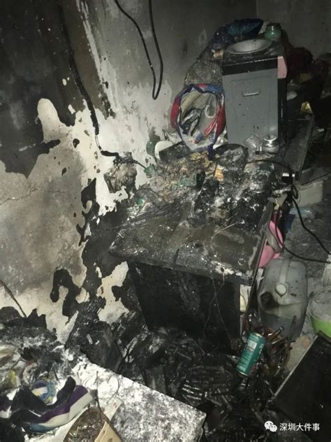 整栋楼被查封！电动车充电突然起火，深圳一租客被拘10天！现场狼藉_腾讯新闻