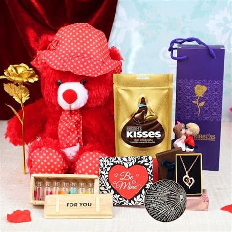TIED RIBBONS Valentine Week Gift Combo for Girlfriend Wife Girls Women ...