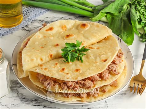 Кыстыбый с мясом — рецепт с фото пошагово