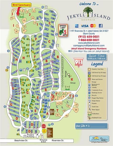 Jekyll Island Georgia Campground: RV Parks & Tent Sites