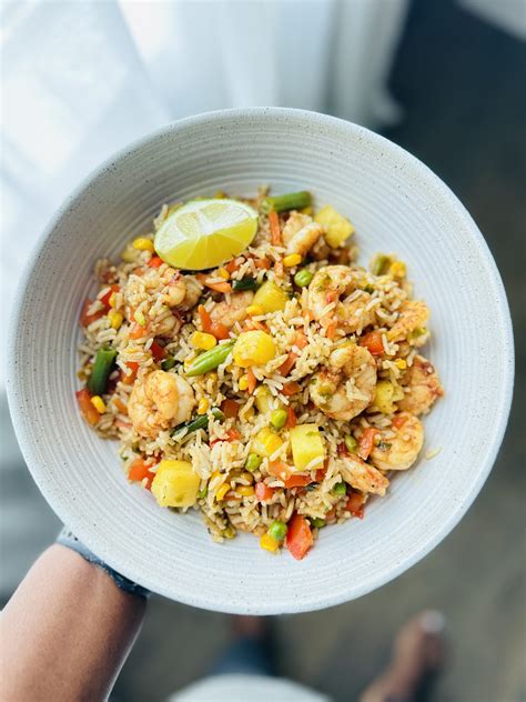 Pineapple Shrimp Fried Rice - Basic Bowl Nutrition