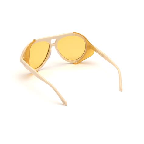 Buy Tom Ford FT08826025E Pilot UV Protected Sunglasses for Men Yellow ...