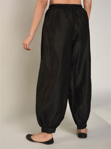 Abhishti Solid Cotton Silk Pathaani Salwar