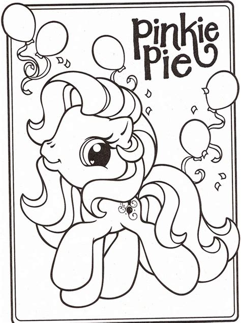 My Little Pony Coloring Pages Pinkie Pie - Free Printable Templates