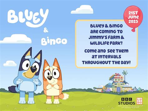 Bluey & Bingo are coming to Jimmy’s Farm!, Pannington Hall Lane, IP9 ...