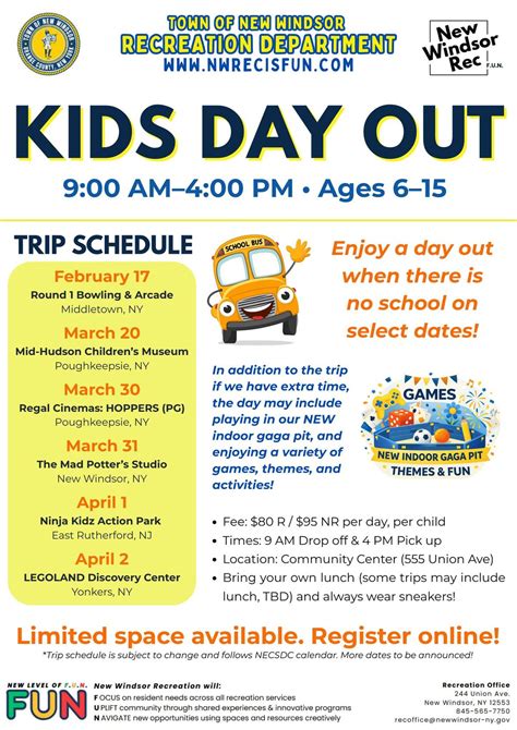 Kids Day Out - 3/20/26 - Mid-Hudson Childrens Museum - Poughkeepsie NY ...