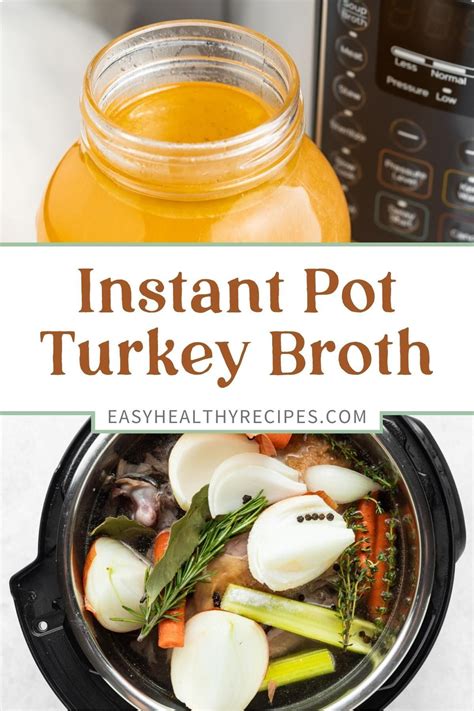 Instant Pot Turkey Stock | Recipe | Turkey broth, Turkey soup from ...