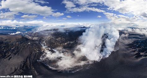 航拍全球最壮观的火山喷发--图片频道--人民网
