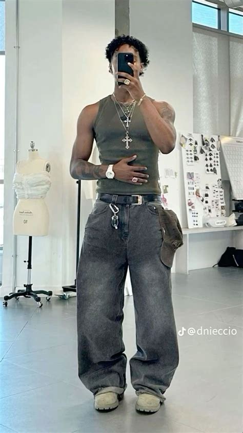 Black Guy Wearing Y2k