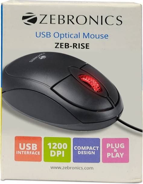 Image result for Rs.299 Zebronics Mouse Image