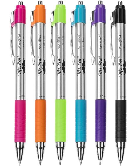 Mr. Pen- Pens, Bible Pens, Pack of 6, Colored Pens, Pens for Journaling ...